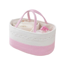 Lightweight Nappy Storage Solution 25cm Wide Portable Nappy Organizer For Car And Home With Removable Divider
