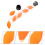 Fishing Float Strike Indicator Tube Angelzubehör Accessoire (Orange) 6