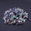 set da 500 g naturali fluorite 5-7 mm per 7