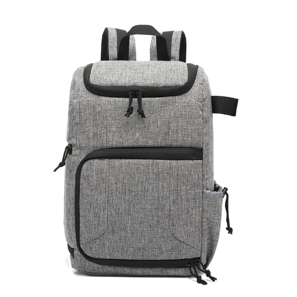 Multifunctional Camera Bags Large Capacity Waterproof Dslr Camera Backpack For Photography Lenses Tripod Grey 9393856588701