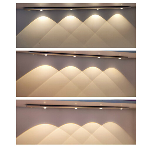 Motion Sensor LED Closet Light Rechargeable Wireless 40cm Black 1