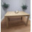 Dining Table Beige Wood Kitchen Place for 6 Seats, Dining Table Only 2