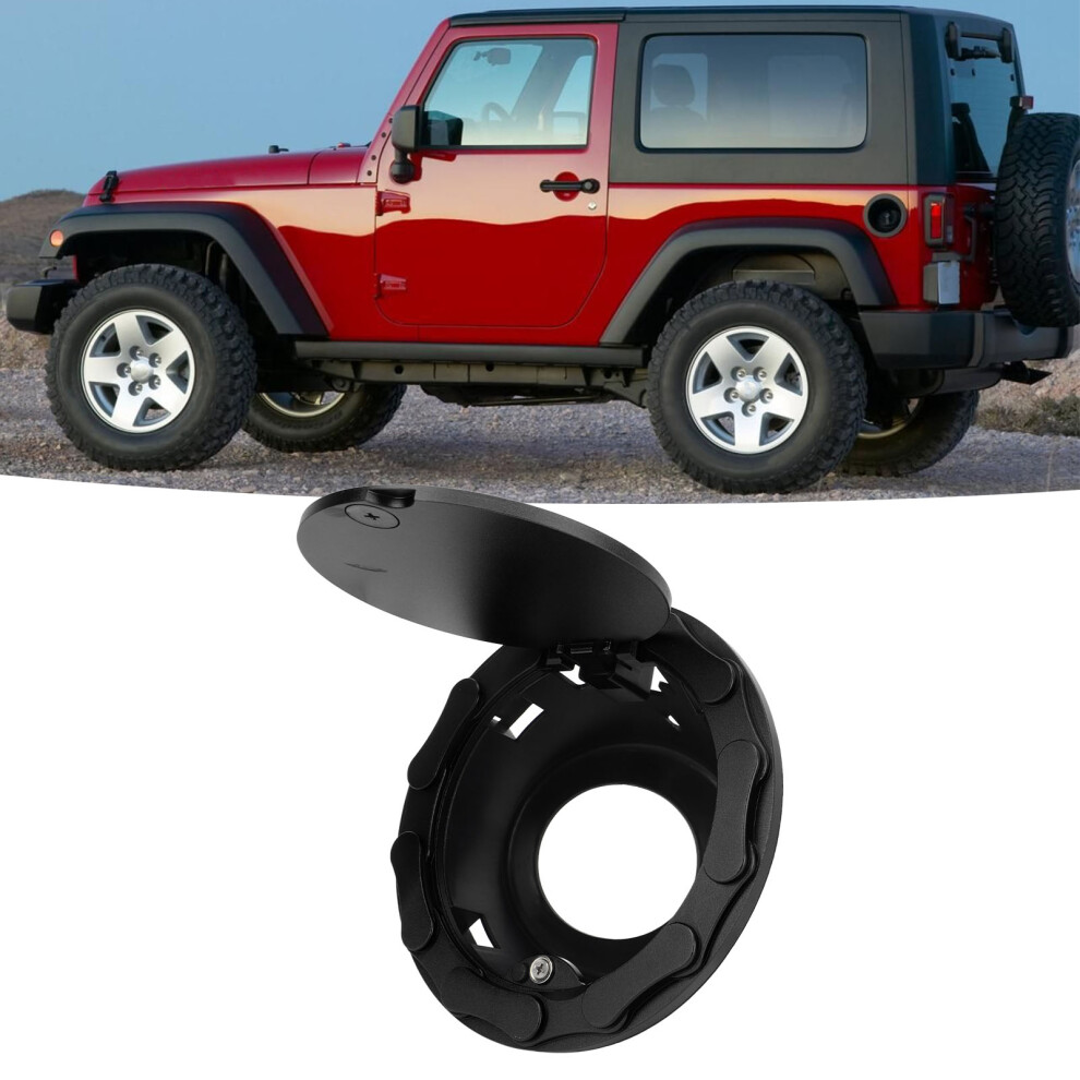 Jeep Wrangler Jk Fuel Filler Cap Cover Replacement 2007Â2018 Black 8411354408244