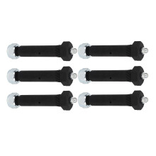 9/16in x 3in Trailer Spring Shackle Bolt with Locknut for Axle Stability