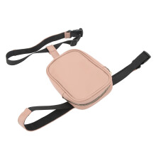 Large Capacity PU Leather Thigh Harness Leg Bag Fanny Pack - Pink
