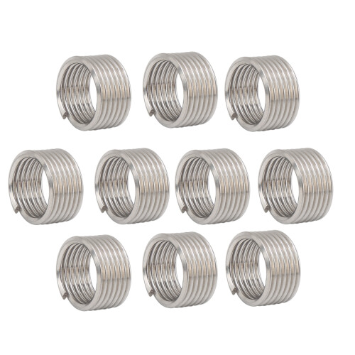 10Pcs Gewinde Reparatur Einsätze Stahl Draht 1