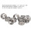 10Pcs Gewinde Reparatur Einsätze Stahl Draht 13