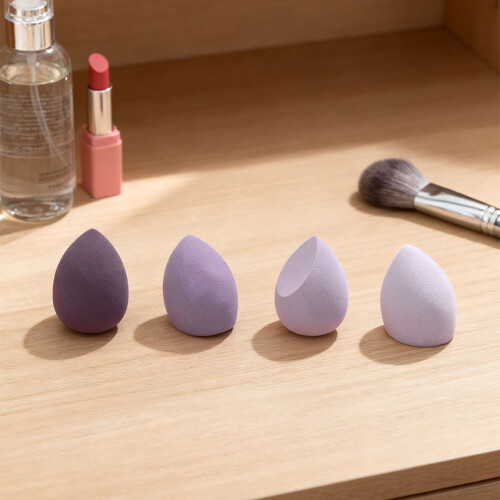 Living And Home 4Pcs Makeup Sponge Beauty Blender Set 1