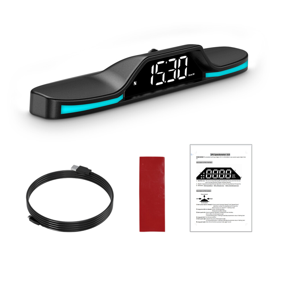 Digital GPS Speedometer Speedometer HUD Head Up Display Easy-to-read-image-OPC-PMF78S7-NEW
