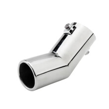 Exhaust Tips Muffler Style For VW Golf 4 Bora Jetta 1 Pc Stainless Steel Tail Pipes Replacement Silver
