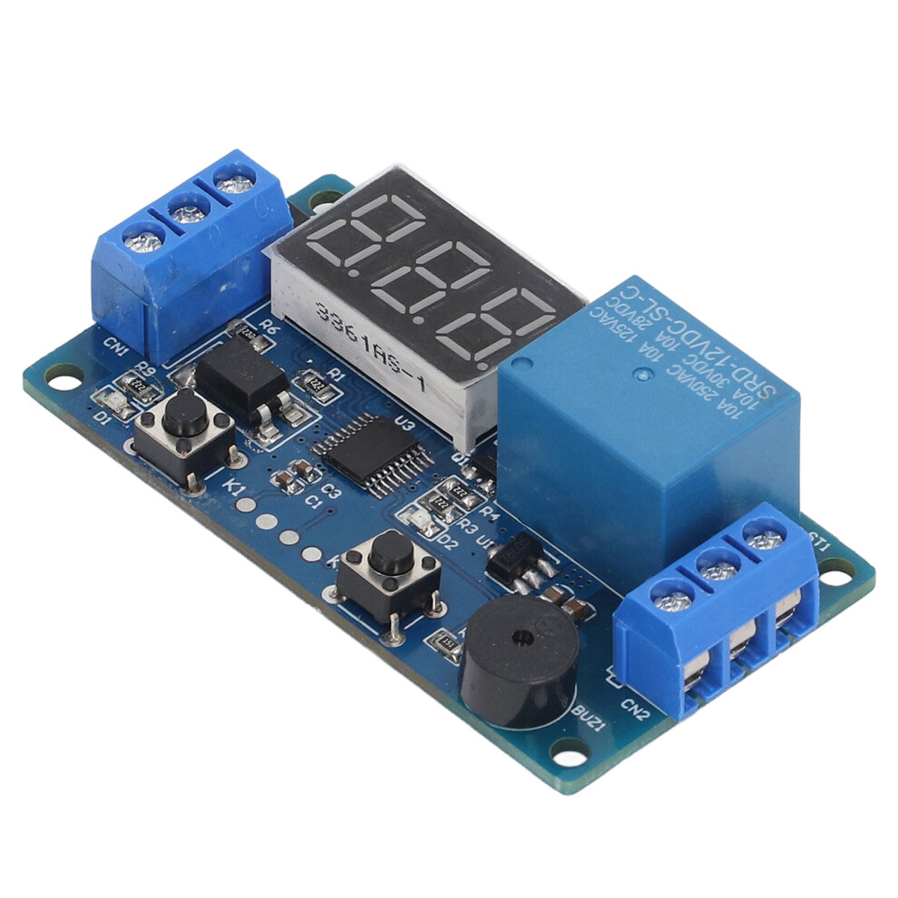 Time Relay Module 1 Channel Digital Cycle Delay 12V | Anti Interference 4961354436371