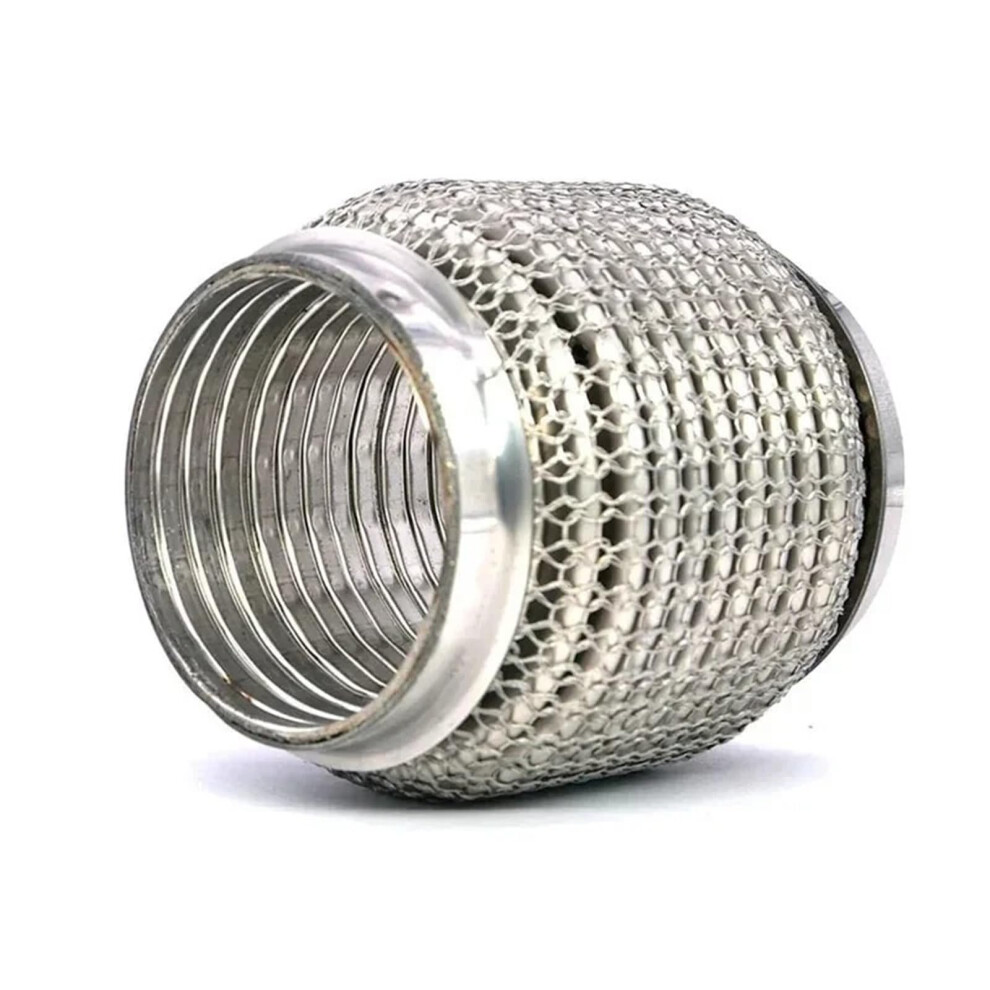 Exhaust Tips Stainless Steel 2In 2.4In 2.5In 3In With Corrugated Flex Pipes Tube Coupler Interlock Tail End 60Mm-100Mm 9084446586725