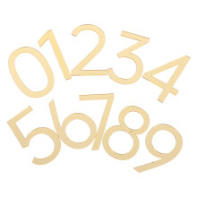 40 Sztuk 0-9 Akrylowe Tabliczki z Numerami Domu Samoprzylepne