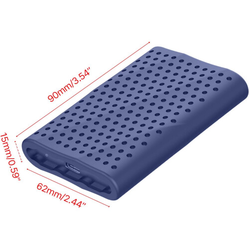 Silicone Case Ultra-Thin Shockproof Cover For T9 SSD Data Security Anti-Scratch Black 1