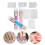 3 unidades de carimbo para unhas silicone para de manicure 4