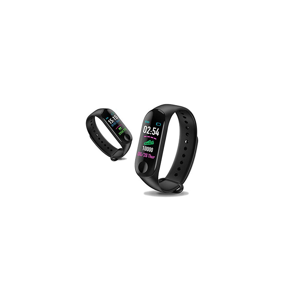 Pedometer Smart Watch Bluetooth Wristband Heart Rate Monitor For Ios Android 9016109613325