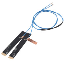 2 stuks wifi-antennes 2,4 GHz/5 GHz dual-band, sterke compatibiliteit, draadloze verbinding met computer, ingebouwde antennekabel