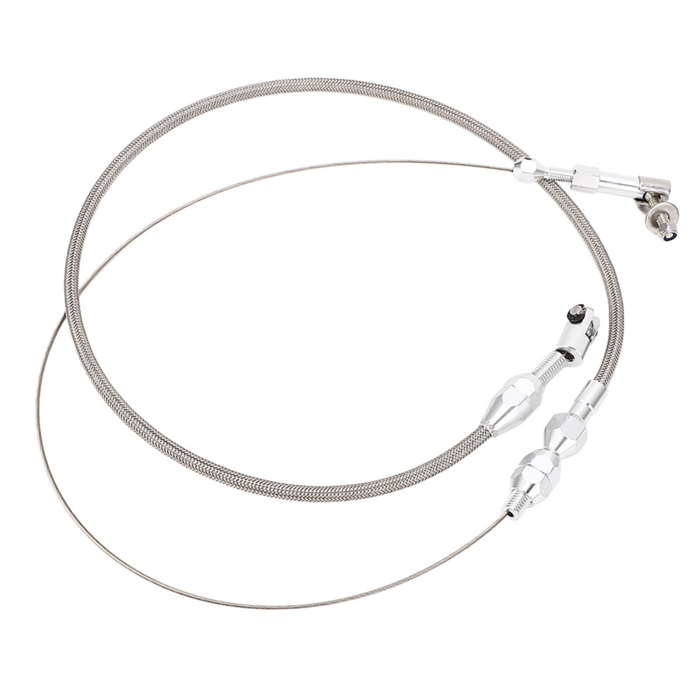Flexible 24In Stainless Steel Throttle Wire Kit For Car Modification Easy Fit 8481354443446