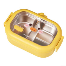Stainless Steel Lunch Box For Kids And Adults, Duck Design Kids Lunch Box, Portable Metal Office School Food Container