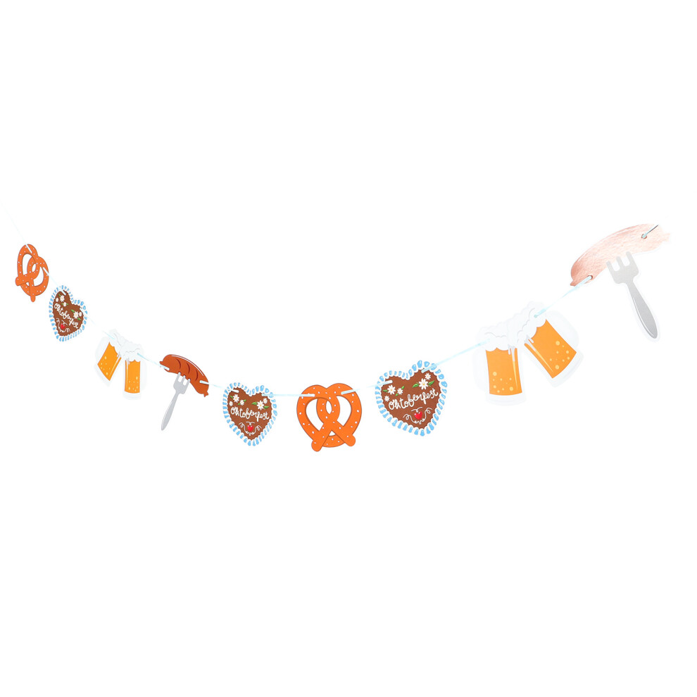 Oktoberfest Flagi WisząCe Transparent Na Imprezę PróżNe Kolory-image