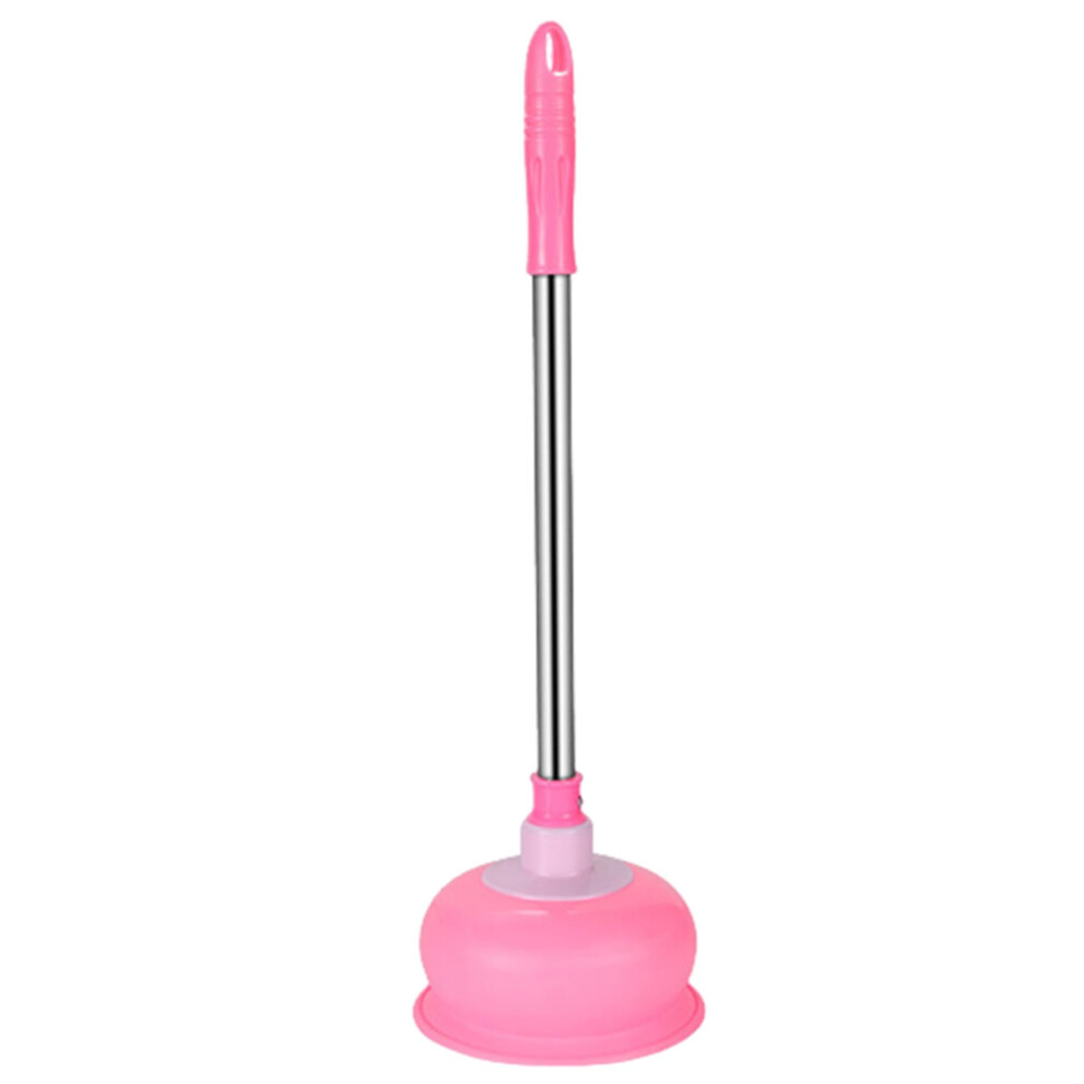 Toilet Plunger With Extended Handle, Thickened Rubber, Strong Suction, Easy-Clean Drain Clog Remover For Sink, Bath, Pool 9084446587319