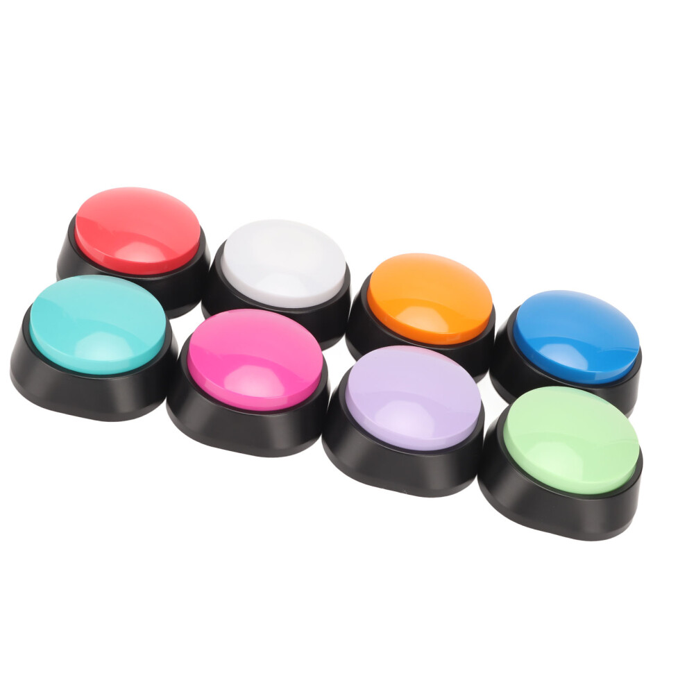 Pet Training Buzzer Set 8Pcs - 30S Voice Recording Dog Buttons 9391354458250