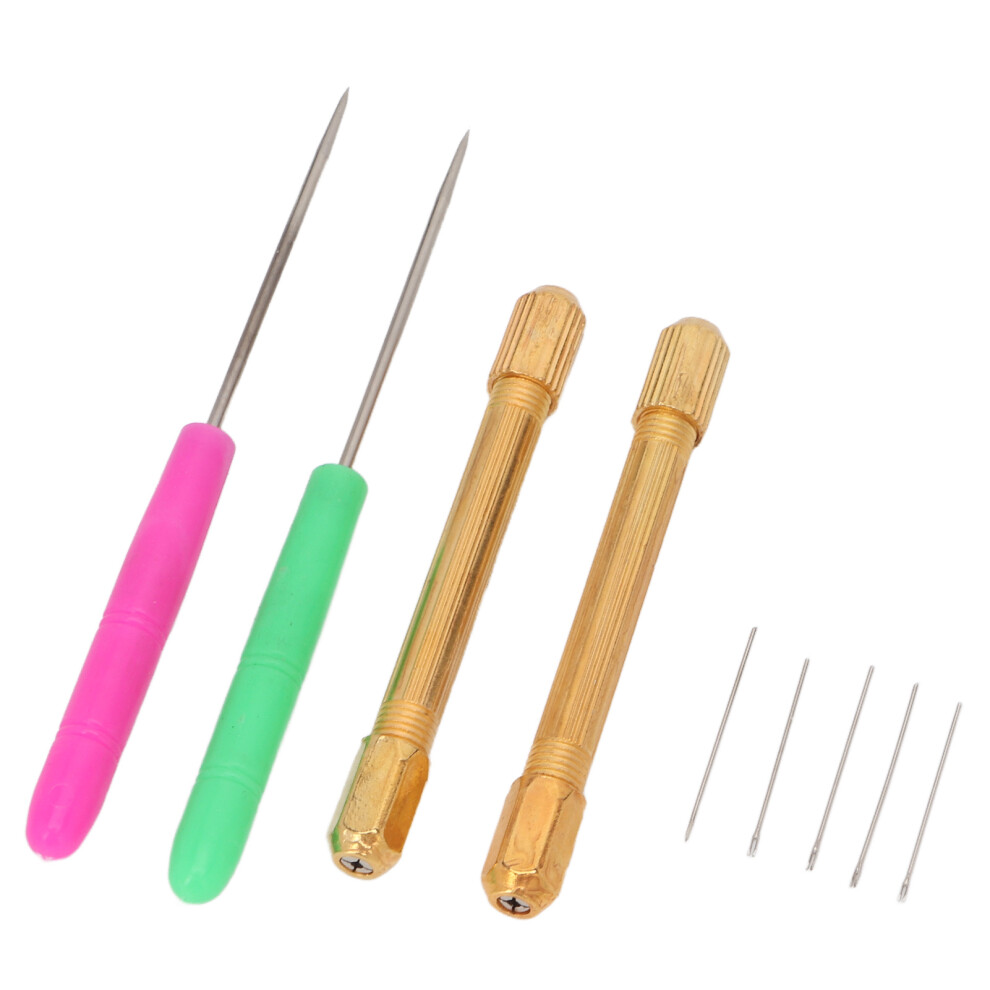 Doll Hair Rerooting Tool Kit with Needles Holders & Awl for DIY Doll Repair