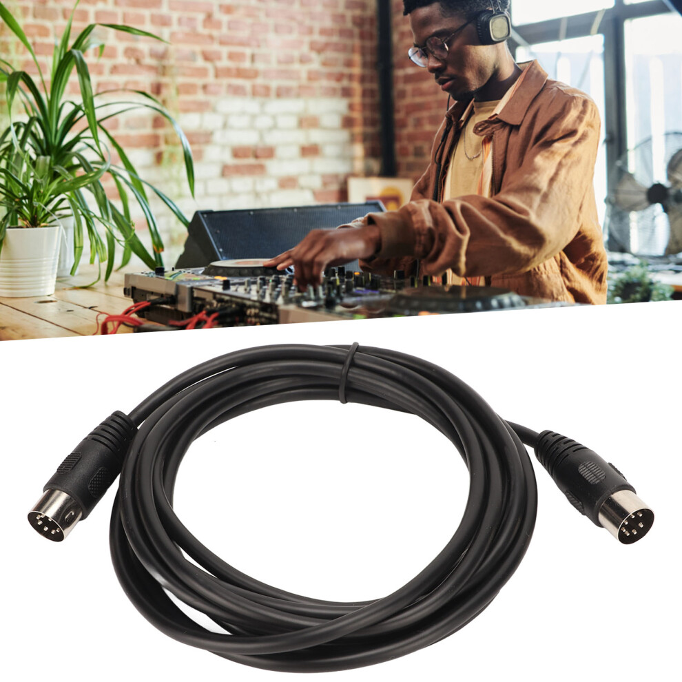 Computer Medical 7 Pin Din Male To Male Extension Cord 9.8Ft Plug And Play 8421354464928