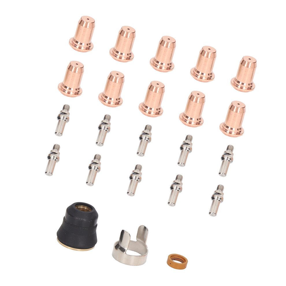 23Pcs Plasma Cutter Torch Accessory Set For Pt60 Copper Electrodes Nozzles 9451354464511