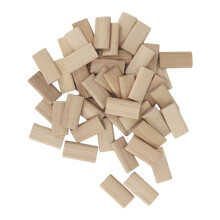 Beech Wood Dowels for Seamless Alignment in DIY Woodcraft - 50 Pieces