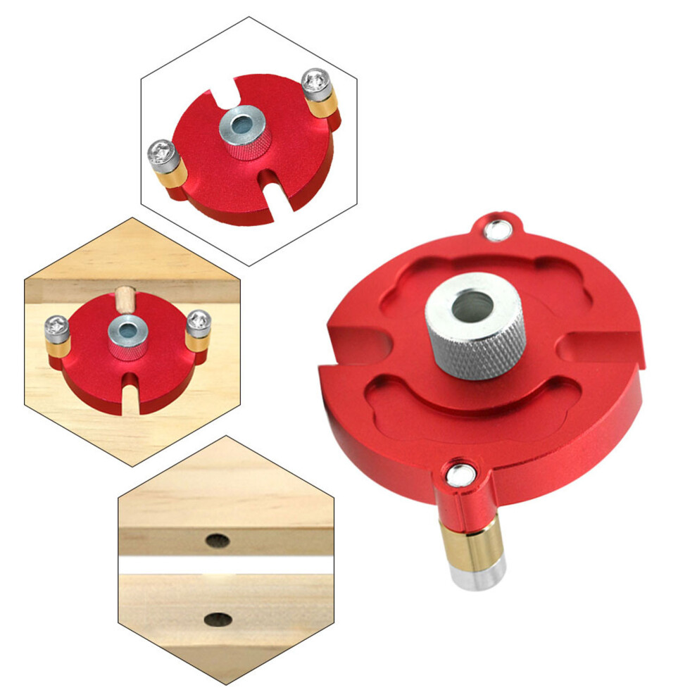 Woodworking Dowel Jig Aluminum Alloy Self Centering Guide With 8 Drill Bushings 4921354470904