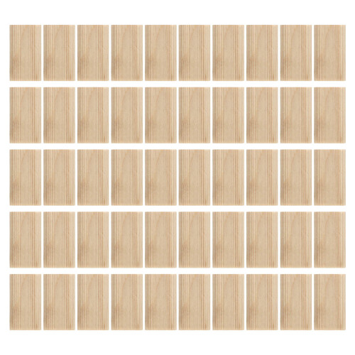 50Pcs 8x40mm Beech Domino Tenons for Precision Woodworking Projects 1