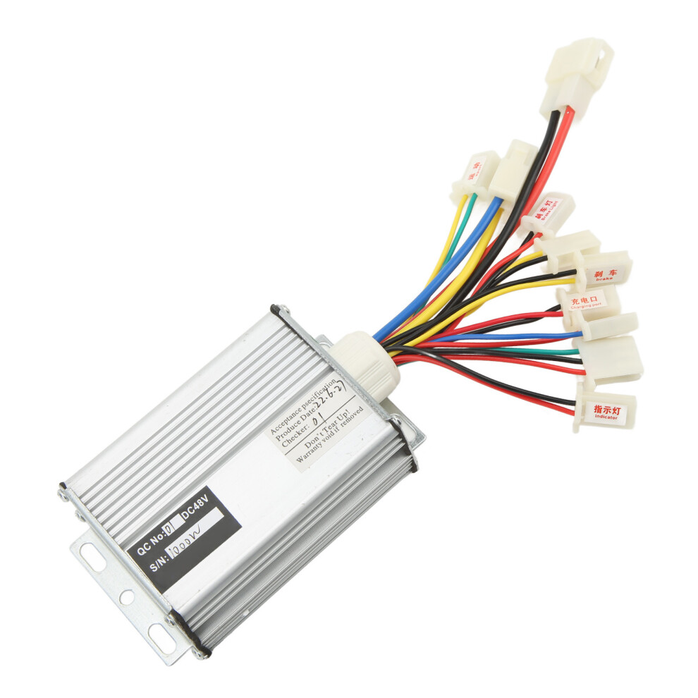 48V 1000W Brush Controller For Electric Scooter Bike Aluminum Alloy 4231354472519