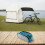 Reflective Design Bicycle Trunk Bag for Rear Rack Compatibility Blue Double-Opening Feature 5
