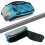 Reflective Design Bicycle Trunk Bag for Rear Rack Compatibility Blue Double-Opening Feature 3