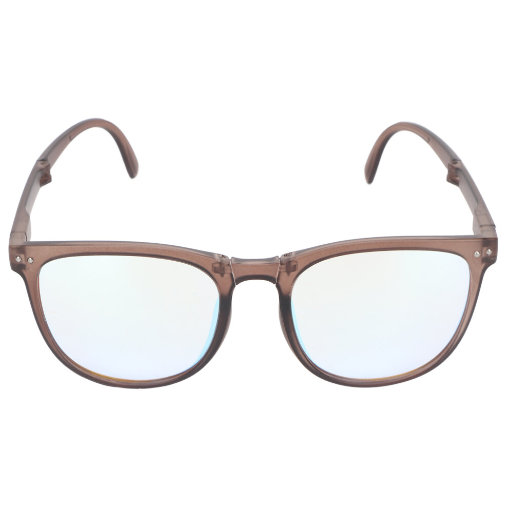 Red Green Colorblindness Glasses Foldable Compact Coffee Frame for Adults