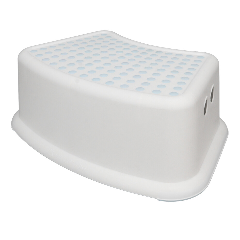 Light Kids Plastic Toilet Stool, Anti-Slip, 35Kg Max Load, Rounded Corners