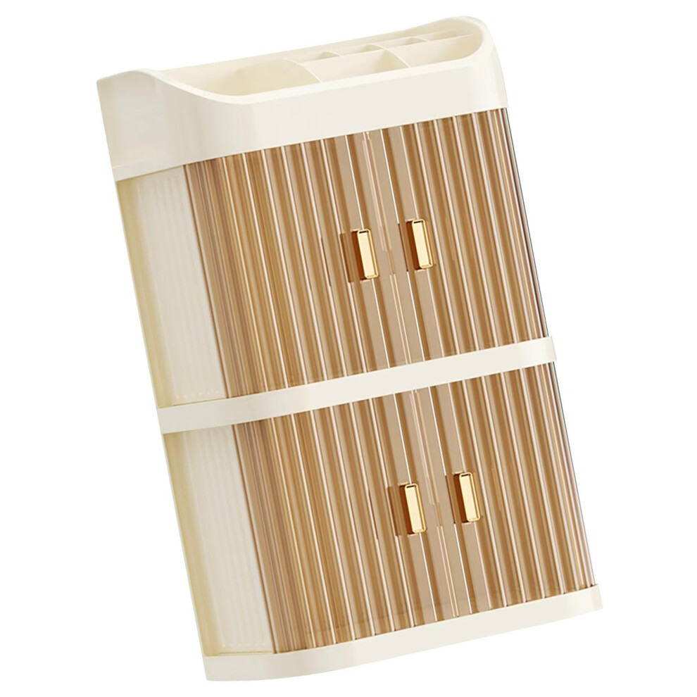 Storage Boxes 3-Tier Clear Cosmetic Organizer Display Box Acrylic Desktop Makeup Box for Bathroom Dresser Counter