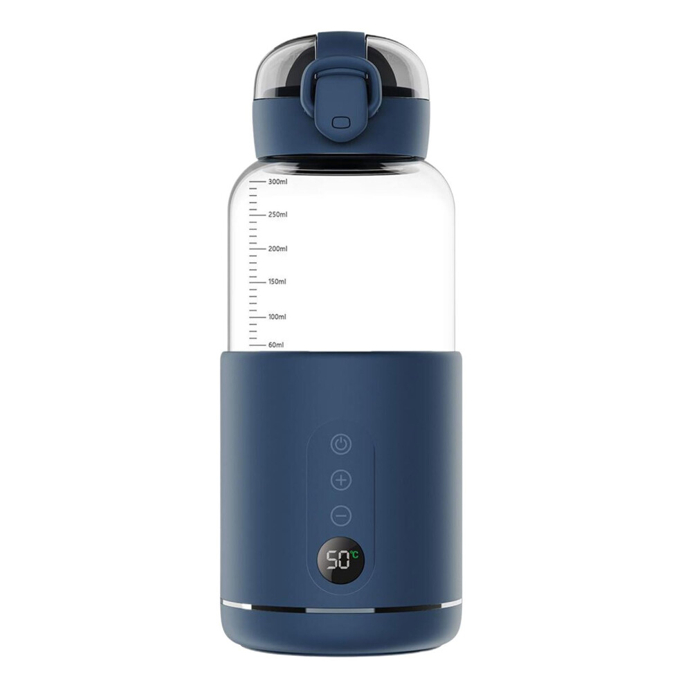 Wireless Bottle Warmer Portable Safe Heating For Baby Bottles Anywhere Blue