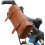 Bicycle Saddle Pouch PU Leather For Ebikes Black Compact 4