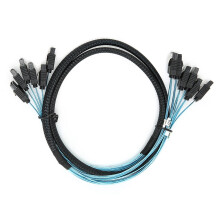 Konverterkabel Mekanisk SSD Solid State-disk till moderkort 6x SATA3.0 Svart 1 meter Svart