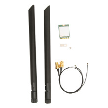 Trådlöst kort WIFI6E5374M Gigabit5G Dubbelband NGFF BT5.2M2Interface Wifi-kort med antenn Anslutningskabel Enkelt kort Kabel Antenn