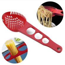 Pasta Fork Spoon Nylon Spaghetti Fork Food Grade BPA Free Red Strainer And Server Spoon