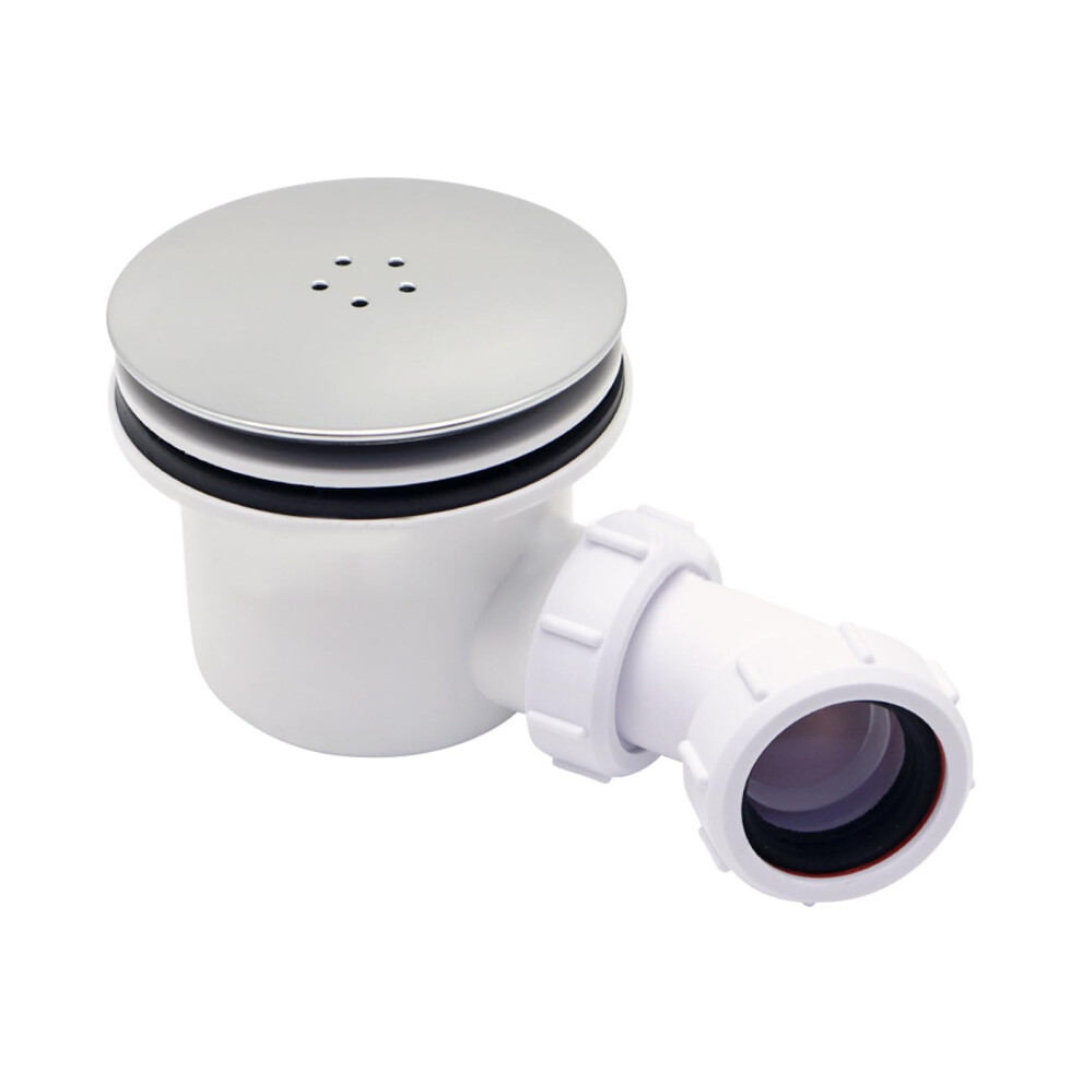 Shower Waste 90Mm Metal Drain For Shower Tray, Bathroom Floor Drain, Deodorizes, Long Lasting, Fits 90Mm 9354506509996