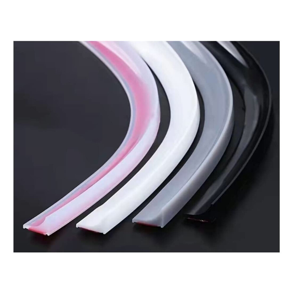 Shower Water Barrier Seal Strip For Wet Room Frameless Shower Collapsible Threshold Dam Silicone Water Stopper 9016109615367