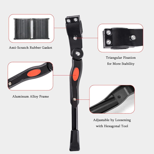 Bicycle Stand Height Adjustable Center Bracket Rubber Foot for Focus Sam2 6.9 2021 1