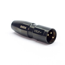 Râ²DE VXLR+ Minijack to XLR Adaptor with Power Convertor