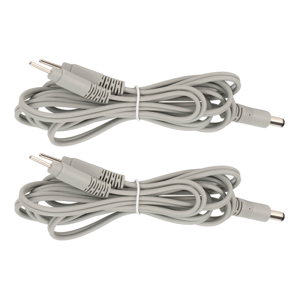 Replacement Pin Connectors 5521 TENS Wires 4.9ft Grey for Therapy Devices