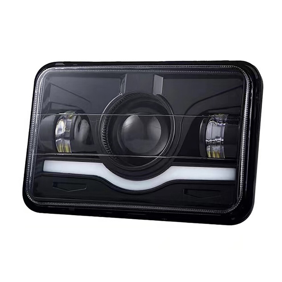 4X6 Inch Led Headlights 45W 9-32V Waterproof For Off-Road Vehicles White/Red 4941354518154