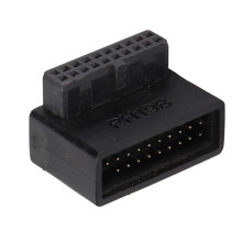 USB3.0 90-adapter flerskiktskretskort enkel installation 19/20-polig nätadapter PH19B
